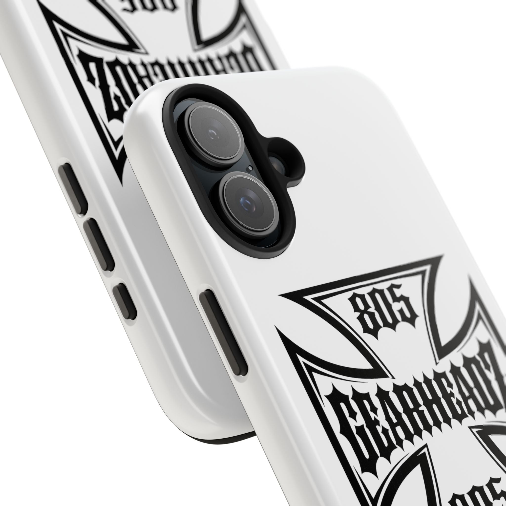Gearheadz 805 Tough Phone Case — Motorcycle Biker Iron Cross Protector
