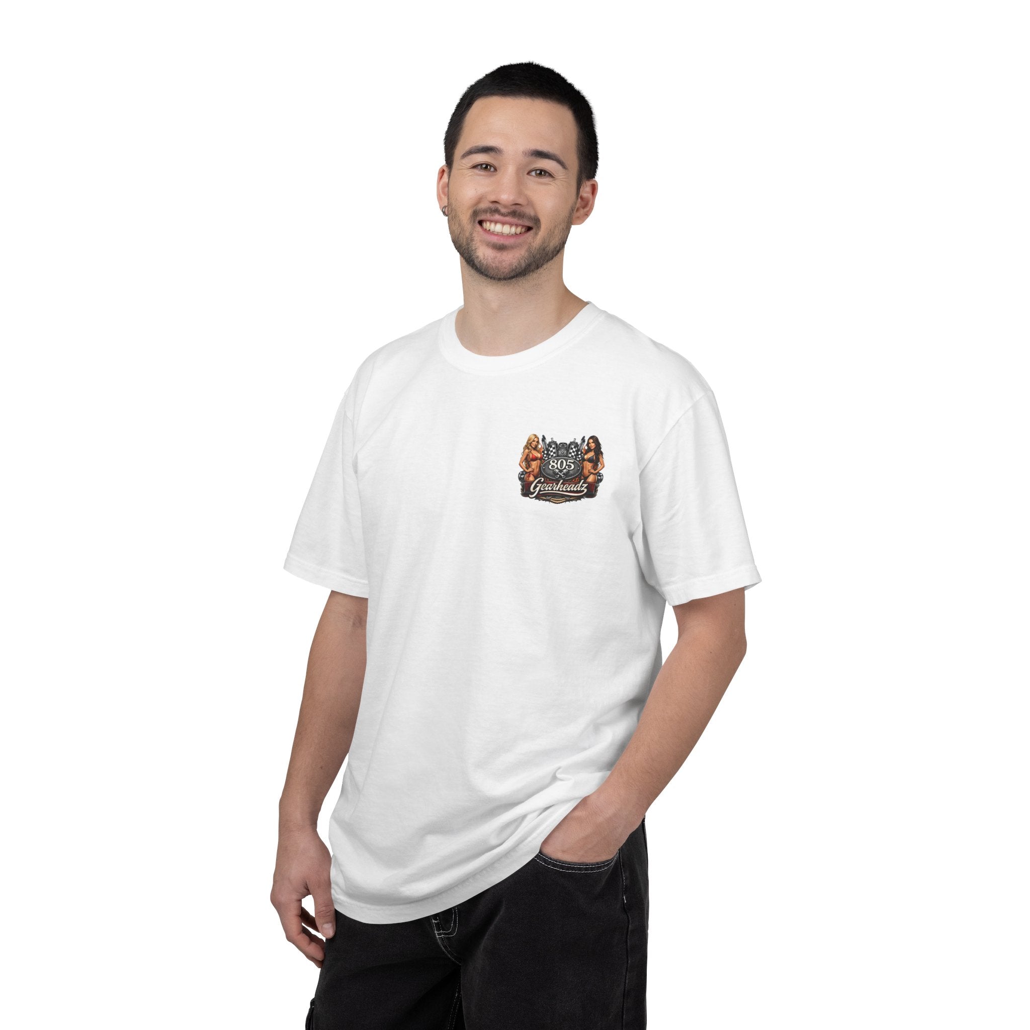 805 Gearheadz T-Shirt — Retro Pinup Automotive Graphic Tee