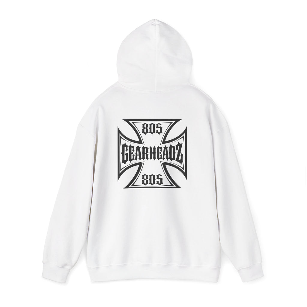 Gearheadz 805 Hoodie – Biker Maltese Cross Pullover