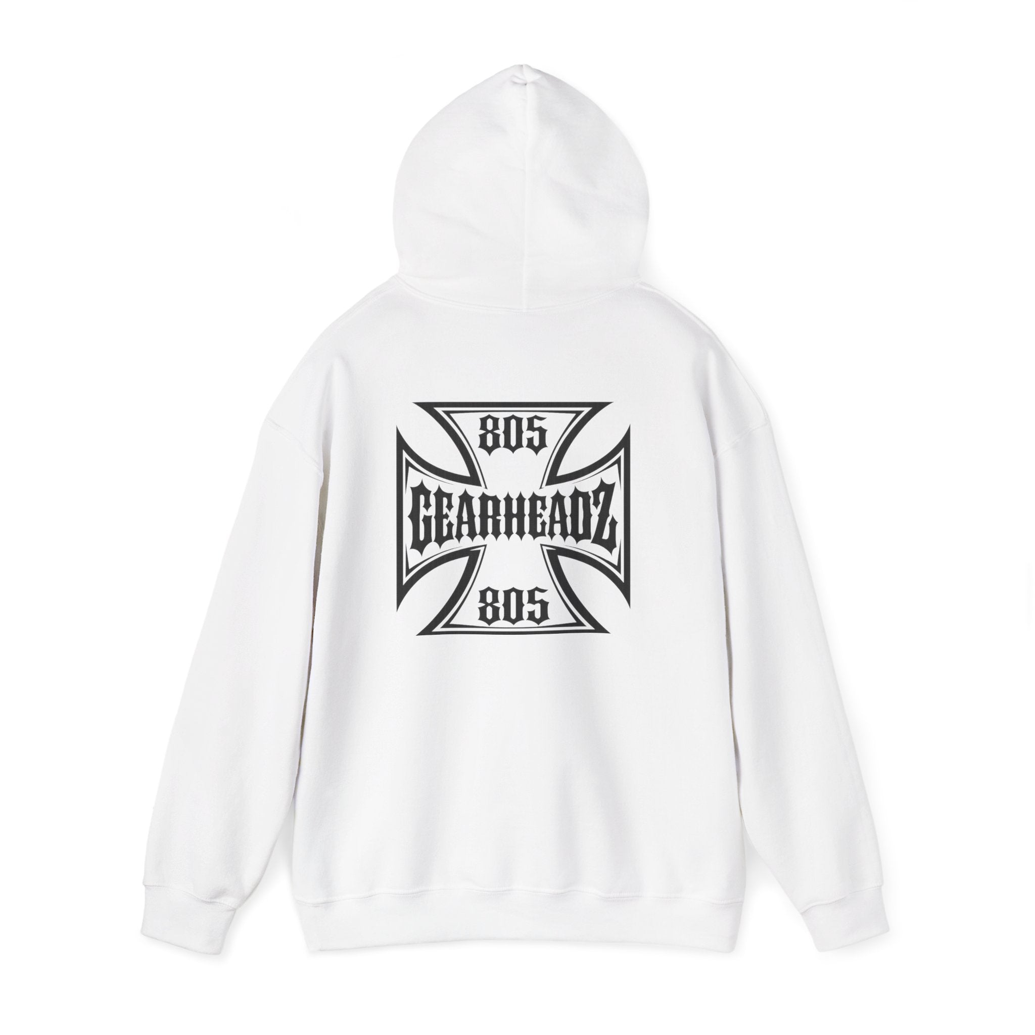 Gearheadz 805 Hoodie – Biker Maltese Cross Pullover