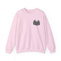 805 Gearhead Crewneck Sweatshirt — Vintage Racing Flag & Sunflower Automotive Design