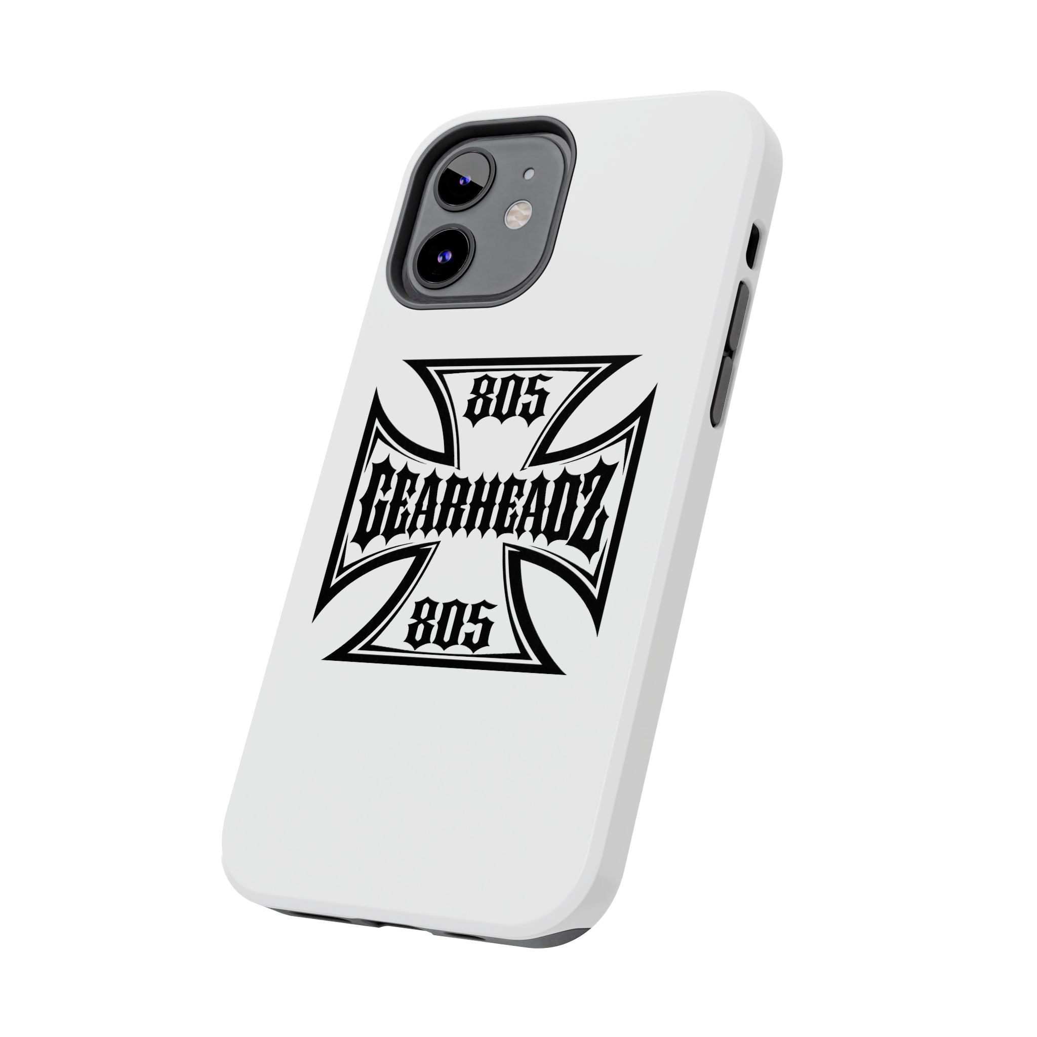 Gearheadz 805 Tough Phone Case — Motorcycle Biker Iron Cross Protector