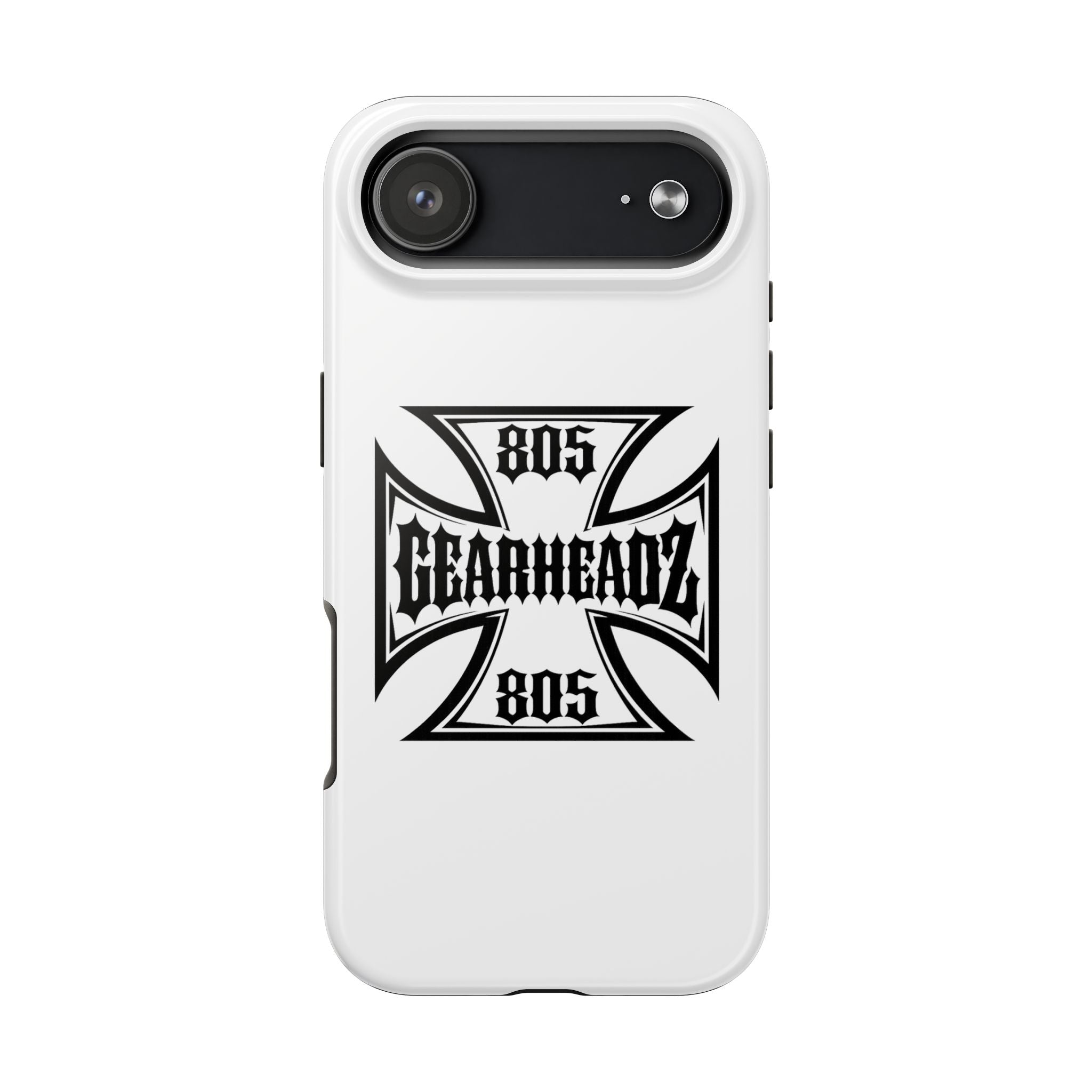 Gearheadz 805 Tough Phone Case — Motorcycle Biker Iron Cross Protector