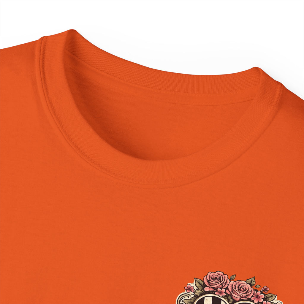 805 Gearheadz Racing Tee — Floral Checkered Crest Cotton Shirt