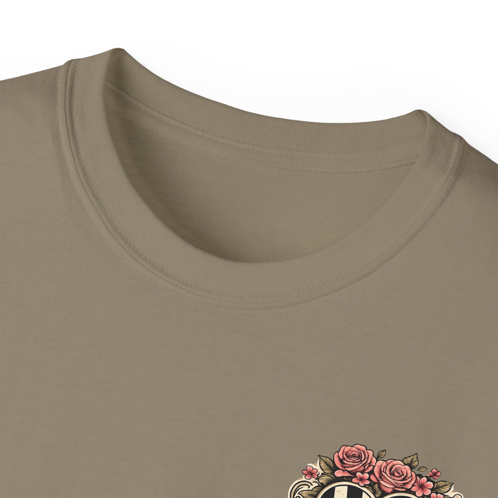 805 Gearheadz Racing Tee — Floral Checkered Crest Cotton Shirt
