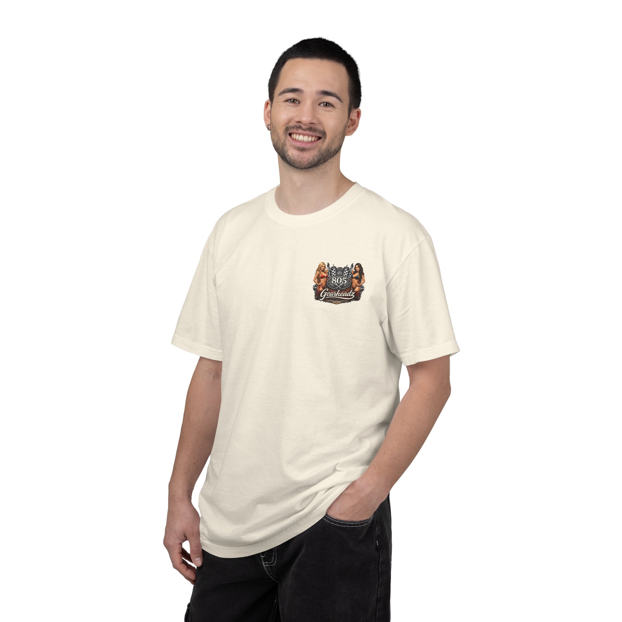 805 Gearheadz T-Shirt — Retro Pinup Automotive Graphic Tee