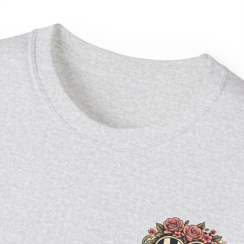 805 Gearheadz Racing Tee — Floral Checkered Crest Cotton Shirt
