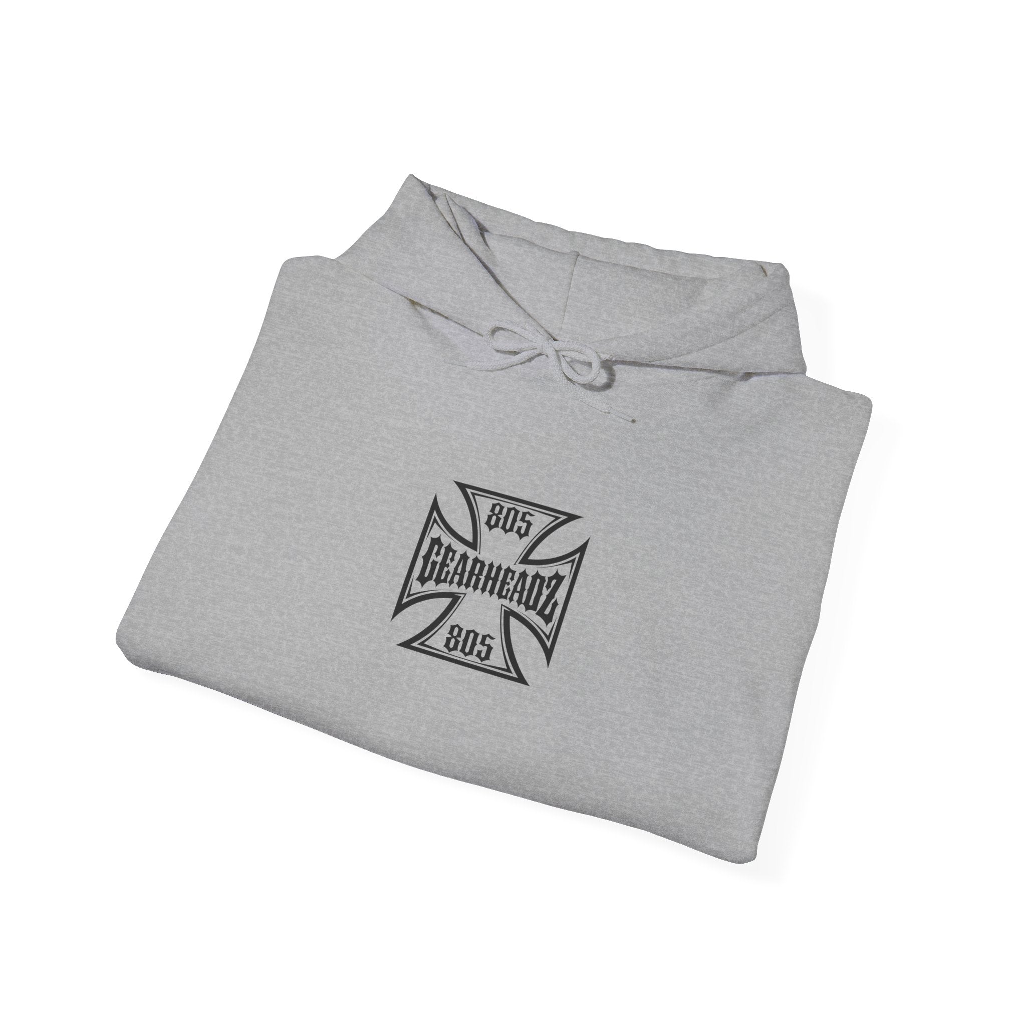 Gearheadz 805 Hoodie – Biker Maltese Cross Pullover