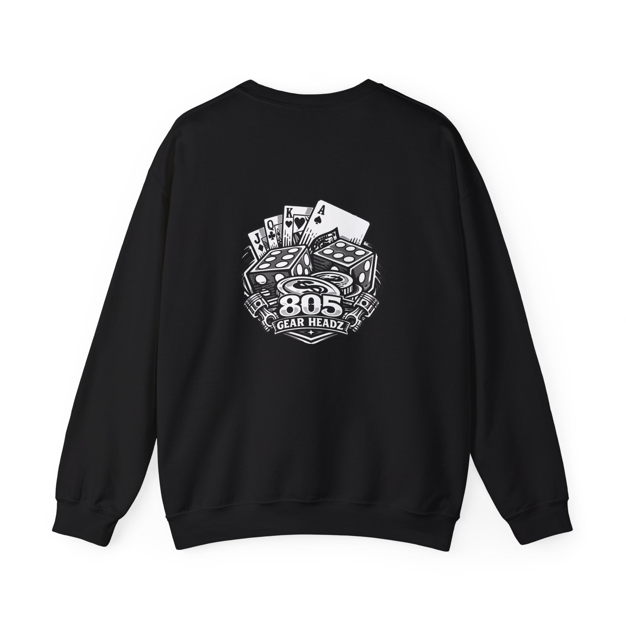 805 Gearhead Poker Crewneck Sweatshirt